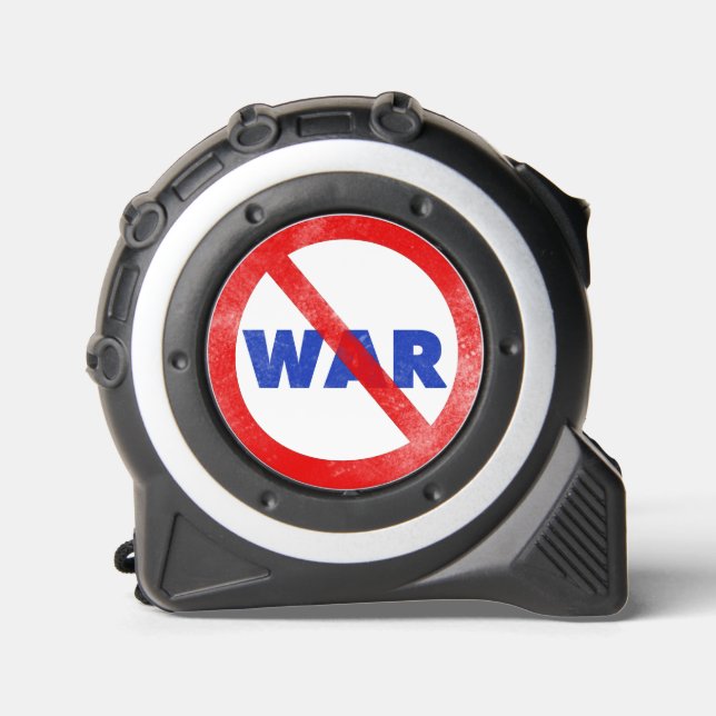 Cinta Métrica No hay símbolo de guerra (Anverso)