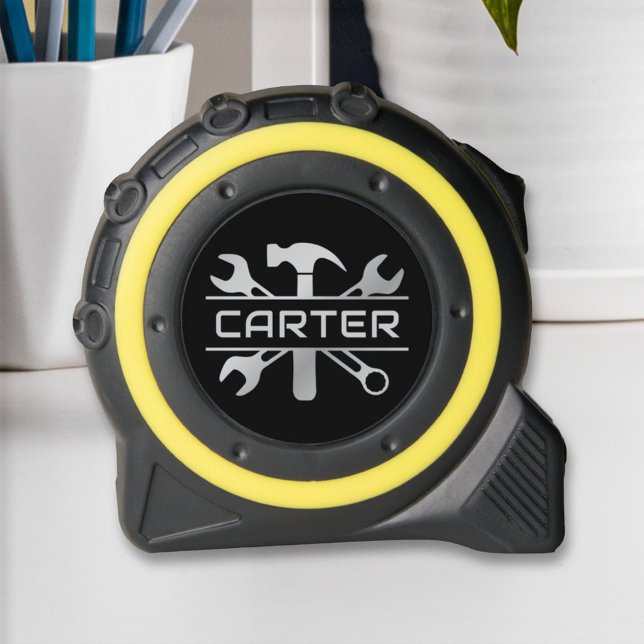 Cinta Métrica Nombre de las herramientas monogramadas de plata P (Subido por el creador)