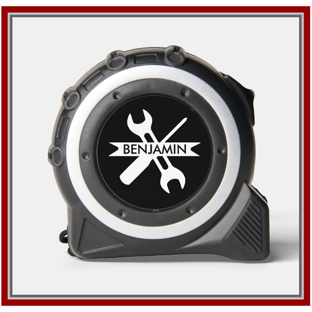 Cinta Métrica Nombre de regalo Personalizado personalizado Blanc (Subido por el creador)