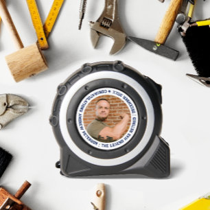 Cinta Métrica Nombre personalizado de la foto del manual de reti