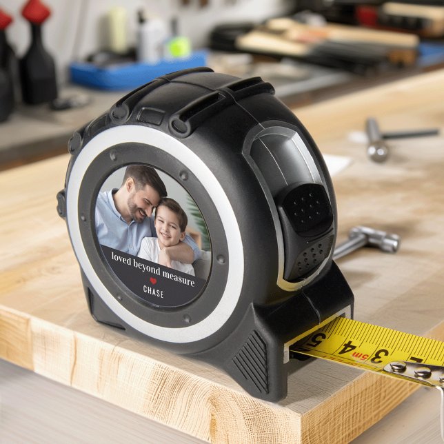 Cinta Métrica Papa "Amado Más Allá De La Medida" Foto Y Nombre (Subido por el creador)