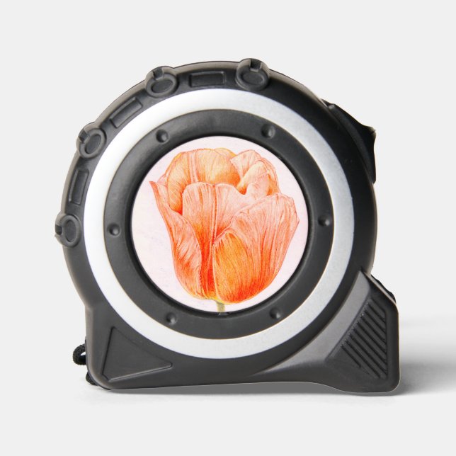 Cinta Métrica Peach Tulip (Anverso)