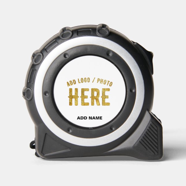 CINTA MÉTRICA PERSONALIZABLE MODERNO ESTILO BLANCO VERIFICADO MA (Anverso)