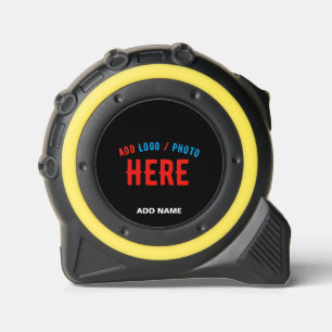 CINTA MÉTRICA PERSONALIZABLE MODERNO ESTILO NEGRO VERIFICADO MAR