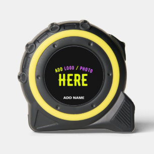 CINTA MÉTRICA PERSONALIZABLE MODERNO ESTILO NEGRO VERIFICADO MAR