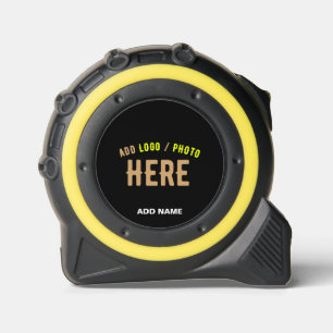 CINTA MÉTRICA PERSONALIZABLE MODERNO ESTILO NEGRO VERIFICADO MAR