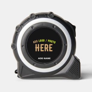 CINTA MÉTRICA PERSONALIZABLE MODERNO ESTILO NEGRO VERIFICADO MAR