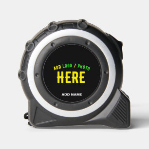 CINTA MÉTRICA PERSONALIZABLE MODERNO ESTILO NEGRO VERIFICADO MAR