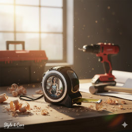 Cinta métrica personalizada con foto para un toque