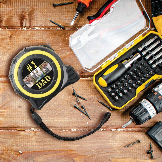 Cinta métrica personalizada negra y amarilla para  (Subido por el creador)