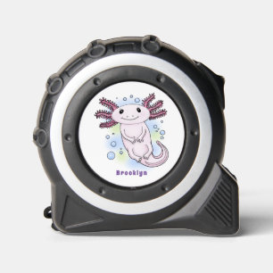 Cinta Métrica Personalizado axolotópico rosa adorable
