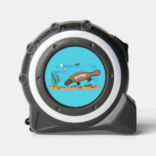 Cinta Métrica Personalizado de natación de Platypus Cute