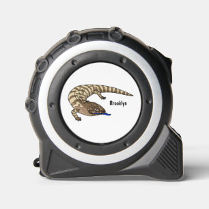 Cinta Métrica Personalizado del reptil de lagarto de lengua azul