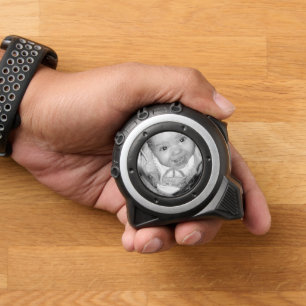 Cinta Métrica Personalizar con tu foto en blanco y negro