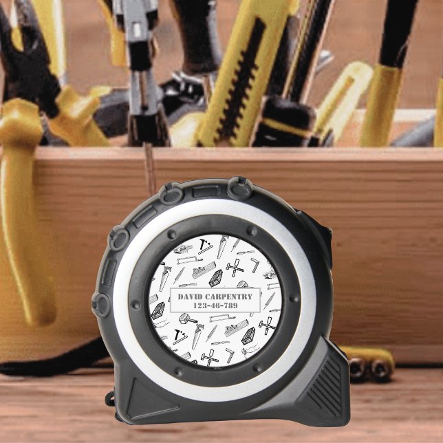 Cinta Métrica Profesión carpintero personalizada (Subido por el creador)