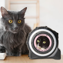 Cinta Métrica Propiedad De La Mejor Foto De La Madre Del Gato