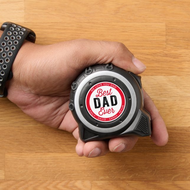 Cinta Métrica Regalo del Día del Padre personalizado para el mej (Hogar)