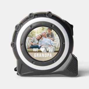 Cinta Métrica Regalo Personalizado Foto Abuelo Te Amamos