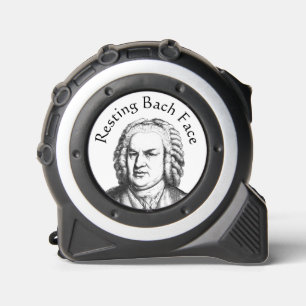 Cinta Métrica Resting Bach Face Classical Music Composer