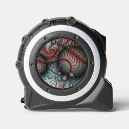 Cinta Métrica Resumen Vivid Fantasy Fractal Art Brown Blue