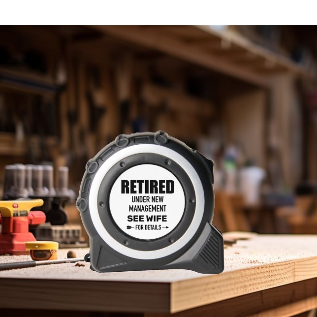 Cinta Métrica Retirado Personalizado Véase Esposa (Subido por el creador)