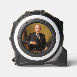 Cinta Métrica Retrato del presidente Dwight Eisenhower en la Cas