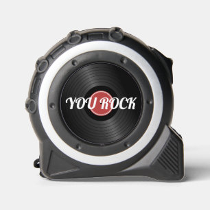 Cinta Métrica Rock N Roll Classic Vinyl Record