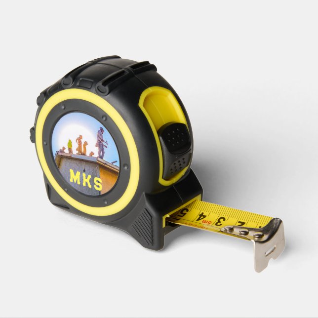 Cinta Métrica Roofers en una medida de cinta de techo (Ángulo)