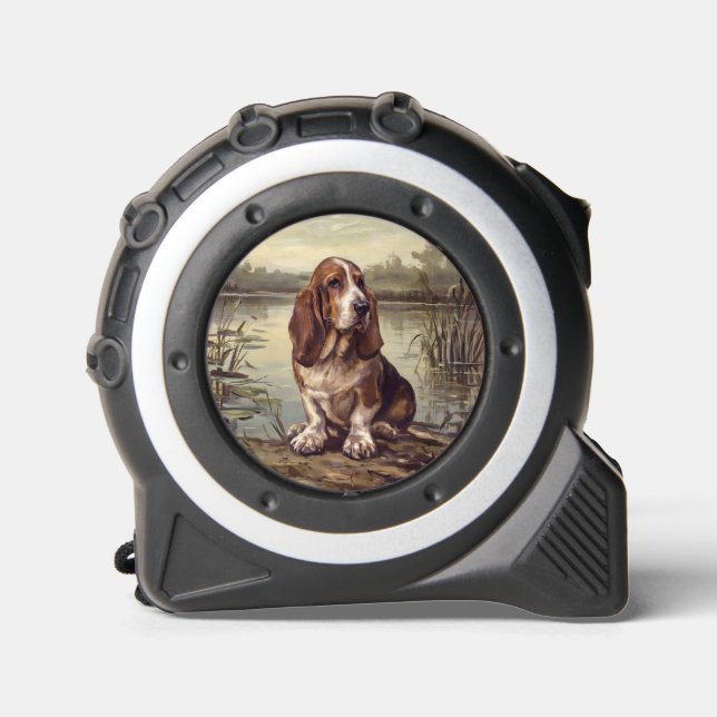 Cinta Métrica Sabueso Basset (Anverso)