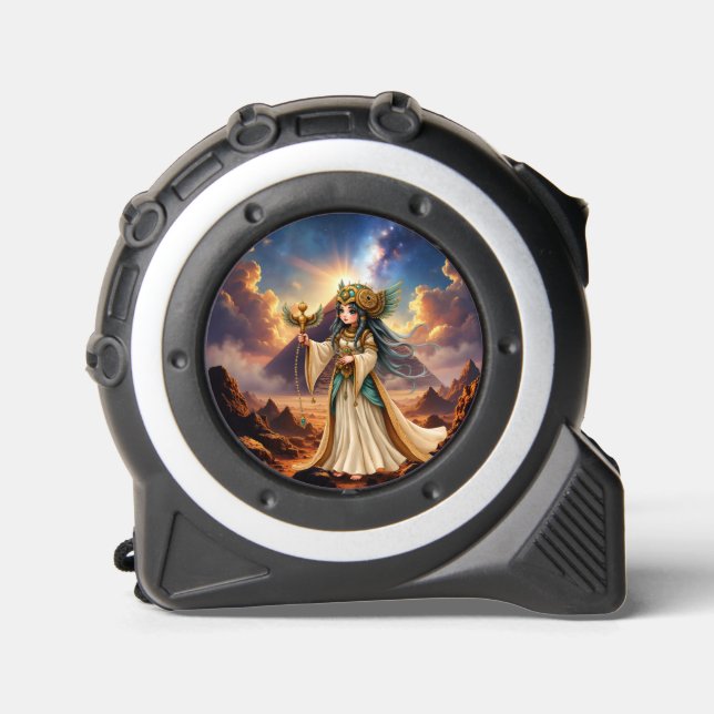 Cinta Métrica Sacerdotisa Celestial de la Pirámide Dorada. (Anverso)