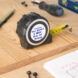 Cinta Métrica Sí Querido, Lo Arreglaré Pronto Semana De Procrast