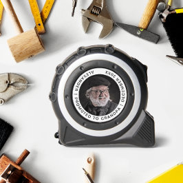 Cinta Métrica Simple Promocionado Al Abuelo Padre Nombre Foto Ty