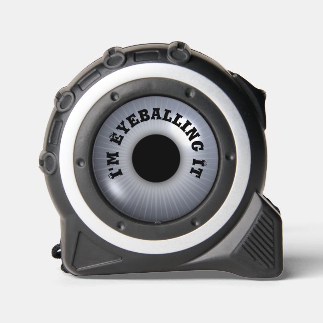 Cinta Métrica Soy Eyeballing Cita graciosa de medición manual (Anverso)