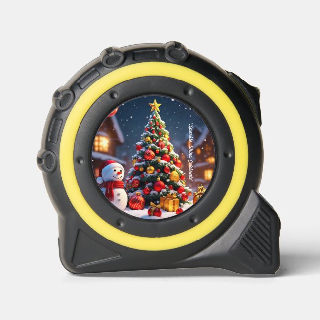 Cinta Métrica "Sueños de oro Navidades" (Anverso)