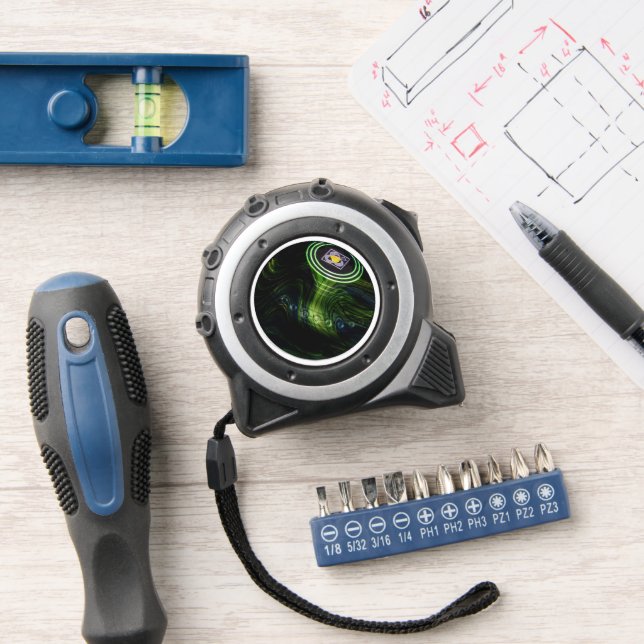 Cinta Métrica Tazón verde de jardín, medida de cinta (Taller)