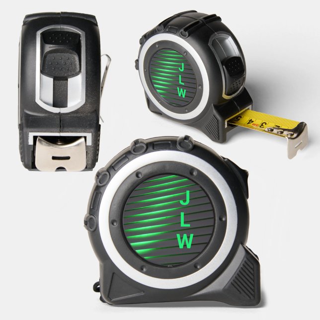 Cinta Métrica Tecno Cyber Green Stripes Black (Subido por el creador)