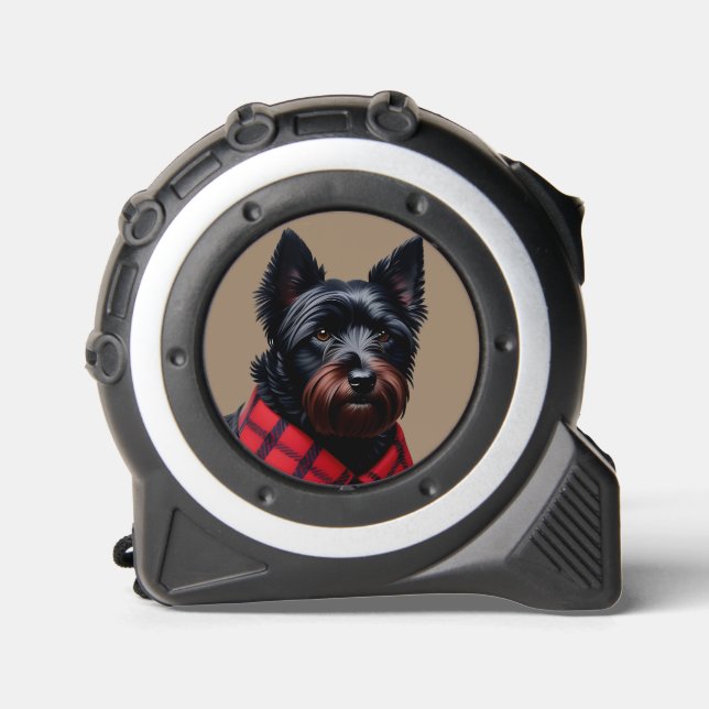 Cinta Métrica Terrier Escocés (Anverso)