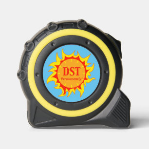 Cinta Métrica Tiempo de ahorro de luz de día permanente de DST