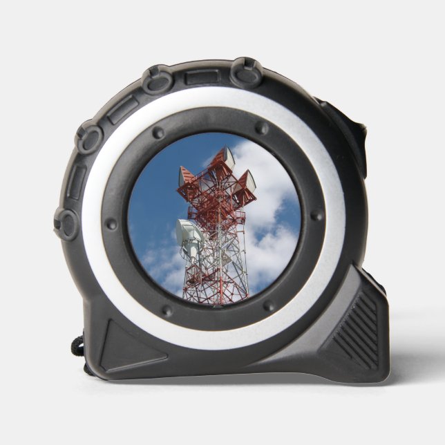 Cinta Métrica Torre de telecomunicaciones de microondas (Anverso)