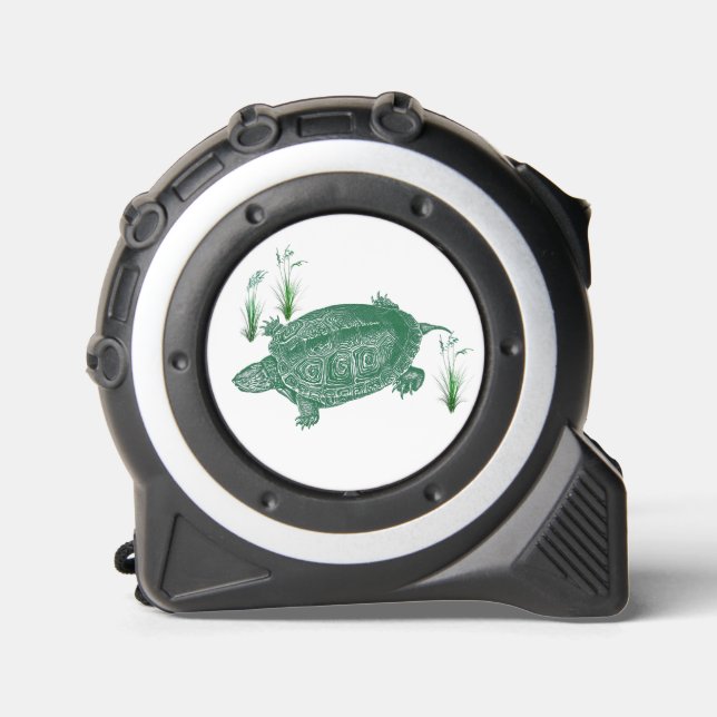 Cinta Métrica Tortuga marina verde (Anverso)