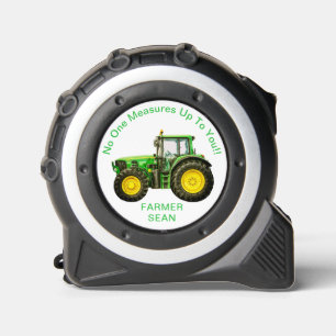 Cinta Métrica Tractor verde de los granjeros