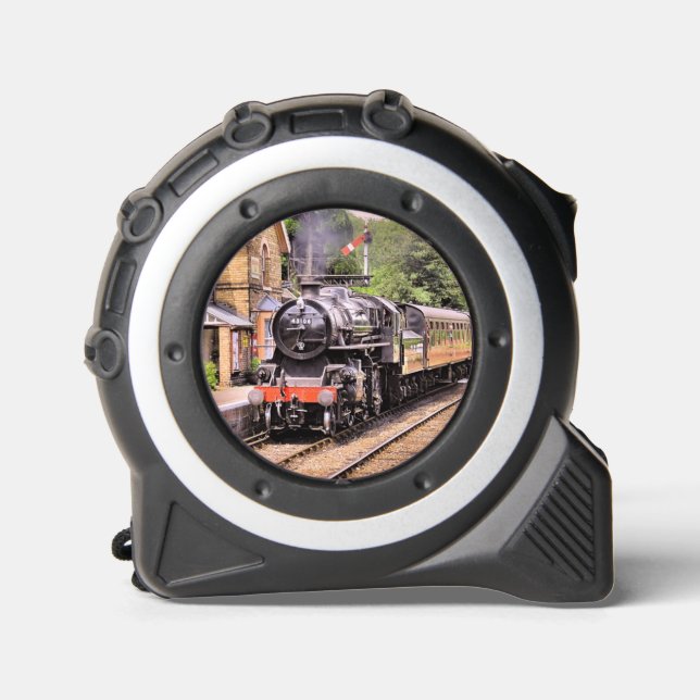 CINTA MÉTRICA TRENES DE VAPOR  (Anverso)