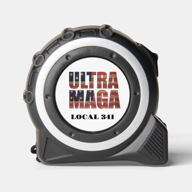 Cinta Métrica Ultra MAGA Trump Supporter ⛳ grande de nuevo EE.UU (Anverso)
