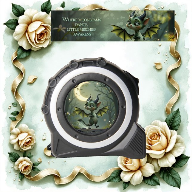 Cinta Métrica Where moonbeams dance, little mischief awakens.  (Subido por el creador)