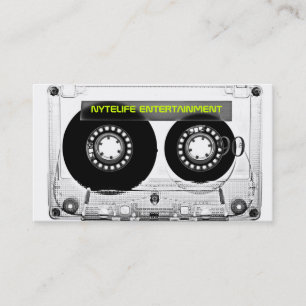 Cinta Mixta 80s Retro Tarjetas de Negocios de Case