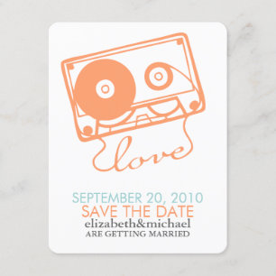 Cinta mixta de anuncios de Love Save the Date