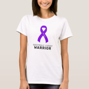 Cinta pancreática contra el cáncer Camiseta blan
