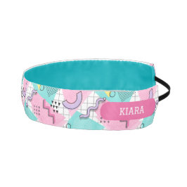 Cinta Para La Cabeza 80's Memphis Active Pink Turquoise