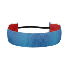 Cinta Para La Cabeza A blue headband with a subtle dotted pattern