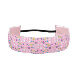 Cinta Para La Cabeza Accesorio de pelo de equipo rosa de guerra de colo